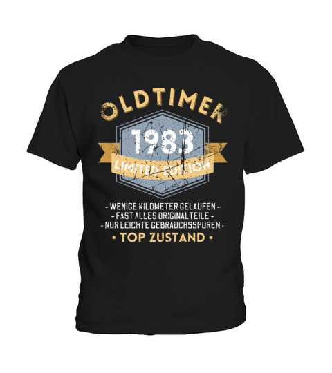 40th Birthday Vintage 1983 Kids T-Shirt
