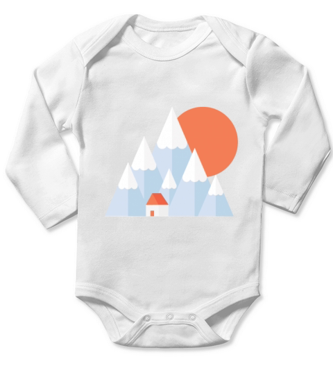 Snow Valley Long Sleeve Baby One-Piece