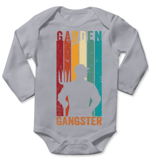 Vintage Garden Gagster Gardening Gift T-Shirt Long Sleeve Baby One-Piece