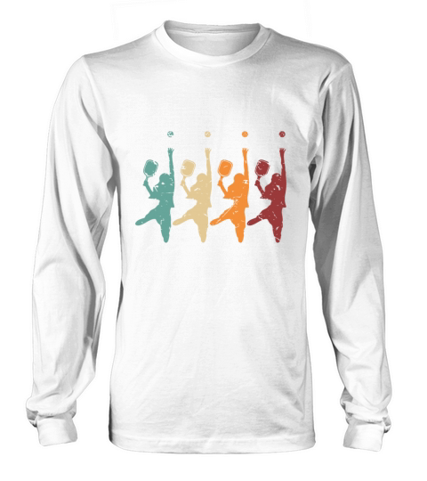 Pickleball Woman Vintage Long sleeved Unisex