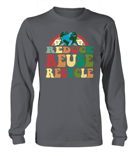 Reduce Reuse Recycle - Earth Day Vintage Long sleeved Unisex