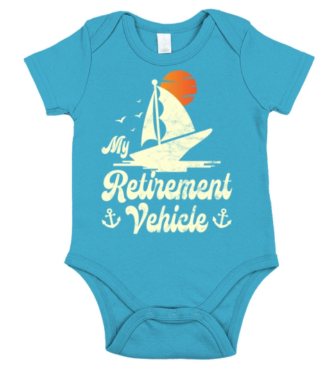 Retired Sailor Sailing Retirement Plan Short Sleeve Baby One-Piece