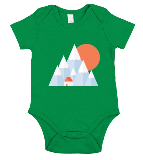 Snow Valley Short Sleeve Baby One-Piece