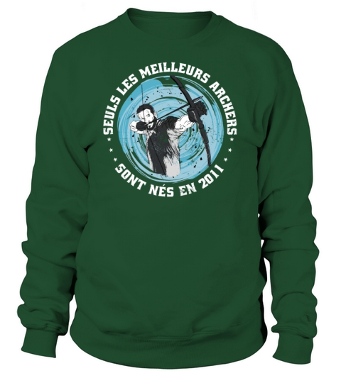 French Archer born 2011 Vintage Birthday Sweatshirt Unisex