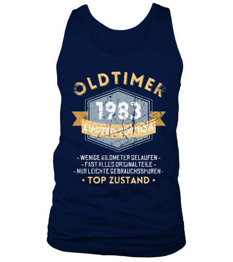 40th Birthday Vintage 1983 Tank Top Unisex