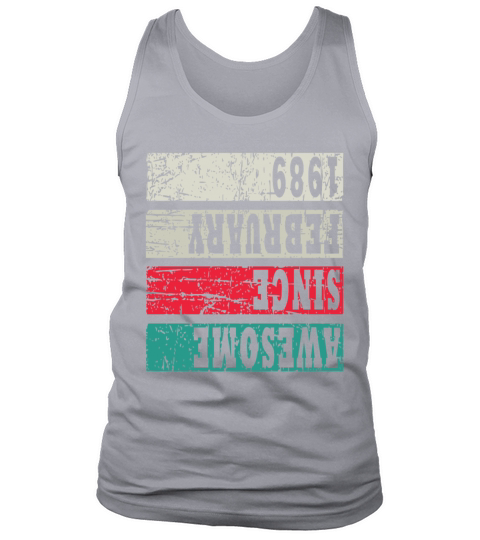 Retro Birthday Year Vintage 1989 Tank Top Unisex