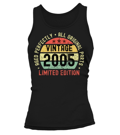 18th Birthday Vintage 2005 Tank top Woman