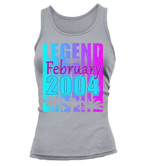 2004 born Legend February Vintage Tank top Woman