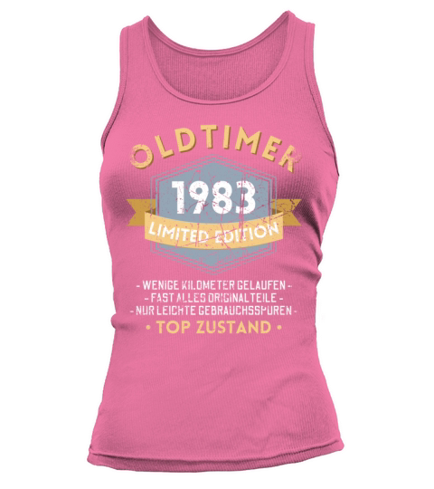 40th Birthday Vintage 1983 Tank top Woman