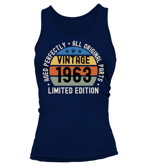 60th Birthday Vintage 1963 Tank top Woman