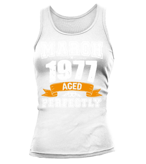 March 1977 Vintage Birthday Present Tank top Woman