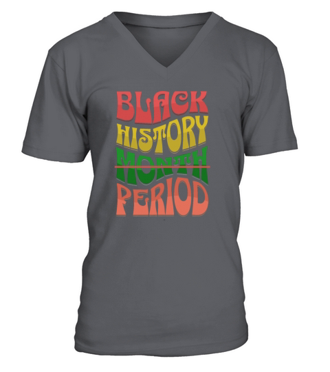 Black History Month Afro Melanin Black Women V-Neck T-shirt