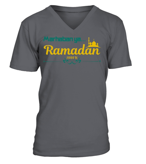 Marhaban ya ramadan 1444 H V-Neck T-shirt