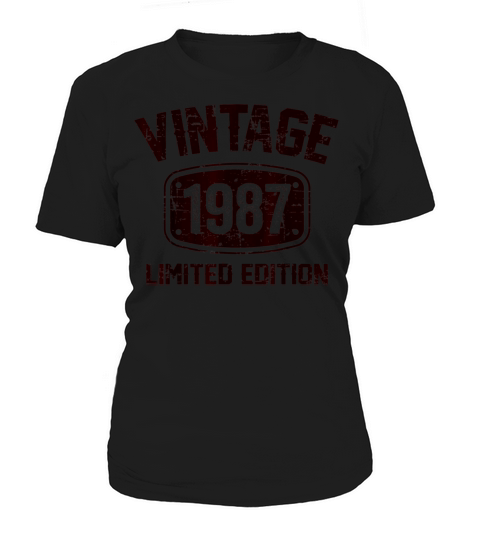 36 Years Old Vintage 1987 Limited Edition Women's T-Shirt
