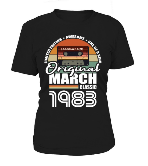 40th birthday march 1983 original 1983 Women's T-Shirt