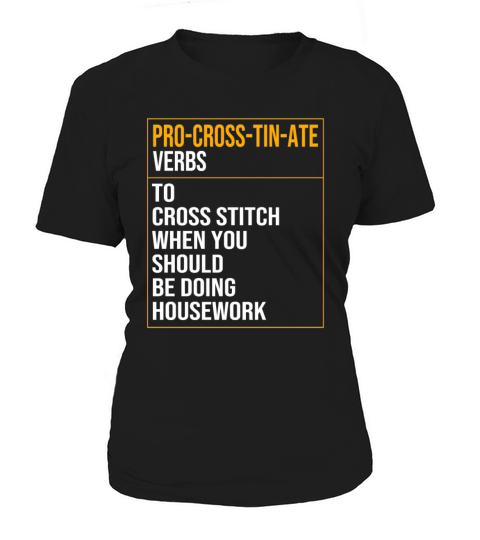 Procrosstinate Procrastinate Cross Stitch Women's T-Shirt