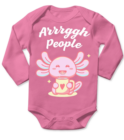 Arrrggh People Introvert Sayings Antisocial Quotes Long Sleeve Baby One-Piece