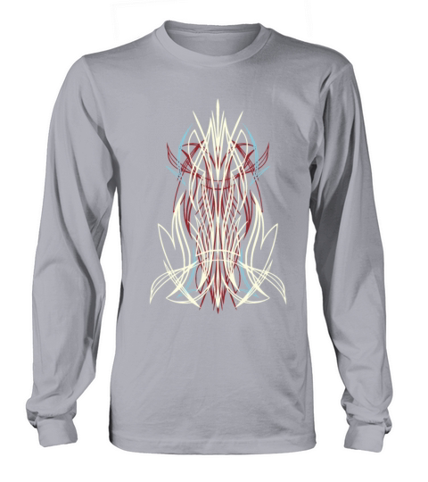 Nadel Strip - 50s Pinstriping - Vintage Retro Long sleeved Unisex