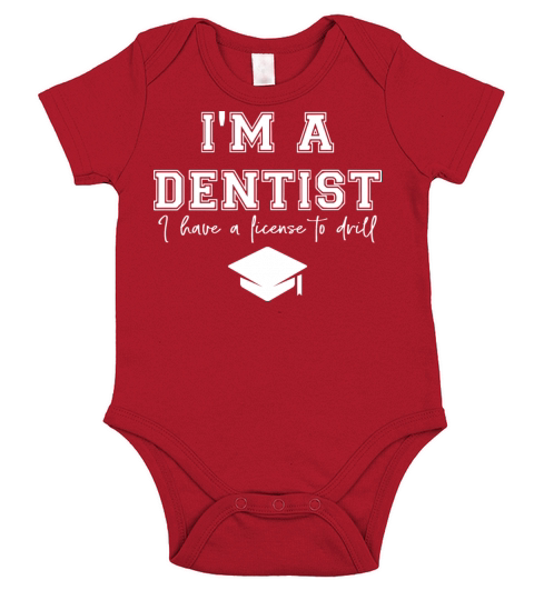 Dds Funny Dentist Dental Student Humor Graduation Short Sleeve Baby One-Piece