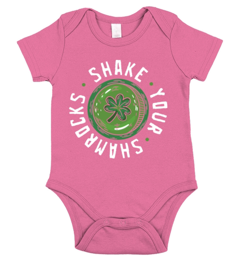 Funny Irish Saint Patricks Day Shake Your Short Sleeve Baby One-Piece