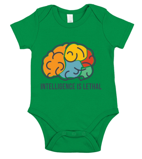 Intelligence Is Lethal Short Sleeve Baby One-Piece