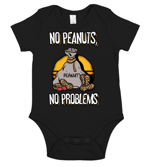 No Peanuts No Problems Peanut Allergic Short Sleeve Baby One-Piece