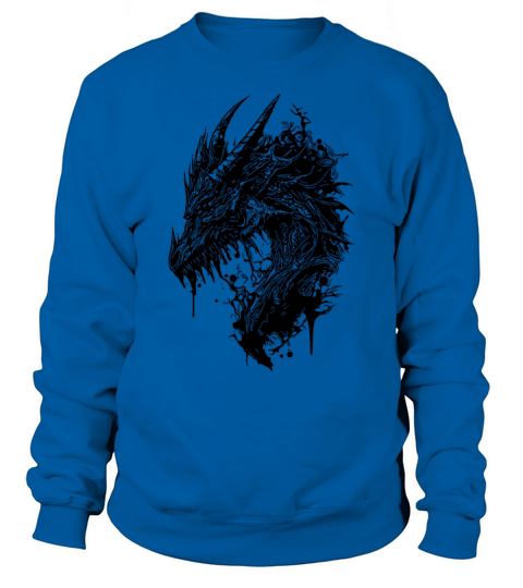 Creepy Vintage Dragon Sweatshirt Unisex
