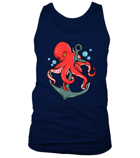 Octopus Anchor for Octopus Lover Tank Top Unisex