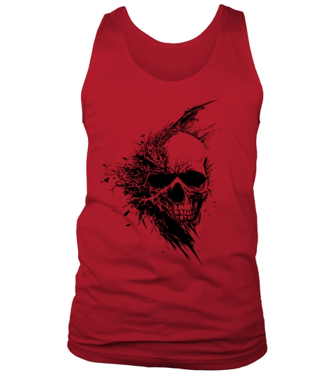Vintage Grinning Tattoo Skull Tank Top Unisex