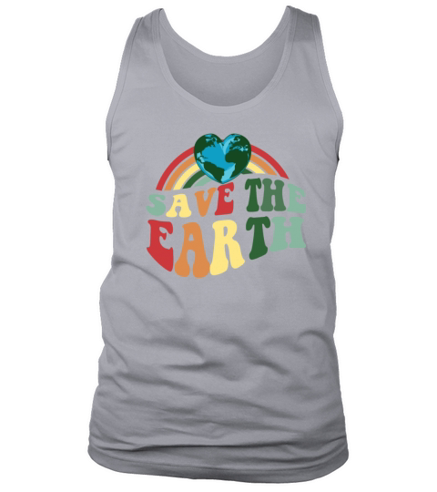 Vintage Retro Color Earth Day - Save the Earth Tank Top Unisex