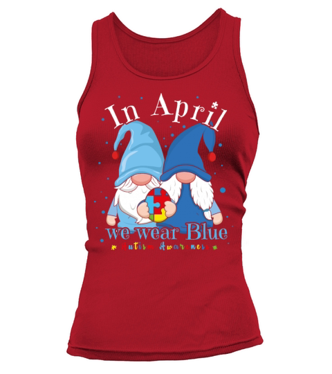 In April Wear Blue Puzzle Autism Awareness Day Tank top Woman
