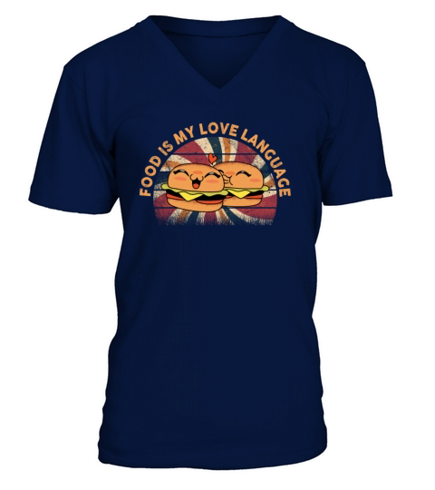 Food Is My Love Language V-Neck T-shirt