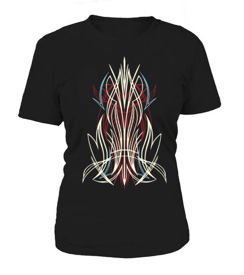 Nadel Strip - 50s Pinstriping - Vintage Retro Women's T-Shirt
