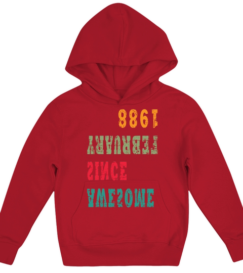 1988 Original Vintage Vintage Birthday Gift Kids Hoodie