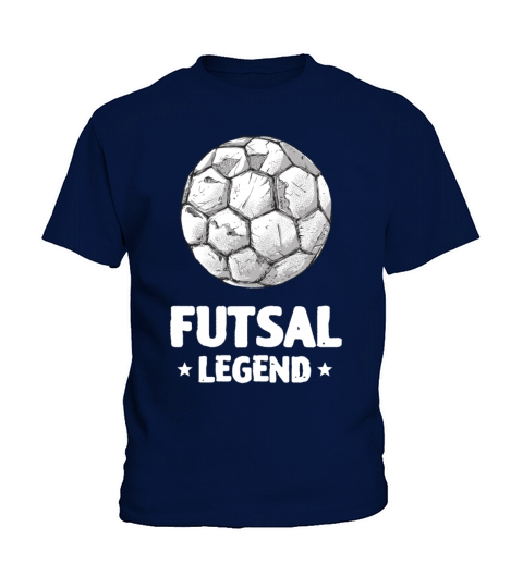 Vintage Futsal Legend Player Ball Kids T-Shirt