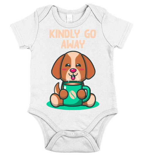 Kindly Go Away Sarcastic Introvert Sarcasm Antisoc Short Sleeve Baby One-Piece