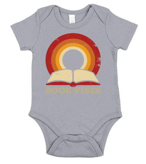 Vintage Book Vibe Book Lover Gift Short Sleeve Baby One-Piece
