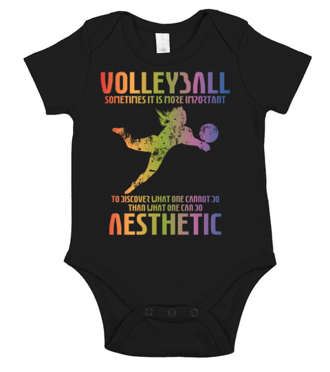 volleyball aesthetic Short Sleeve Baby One-Piece