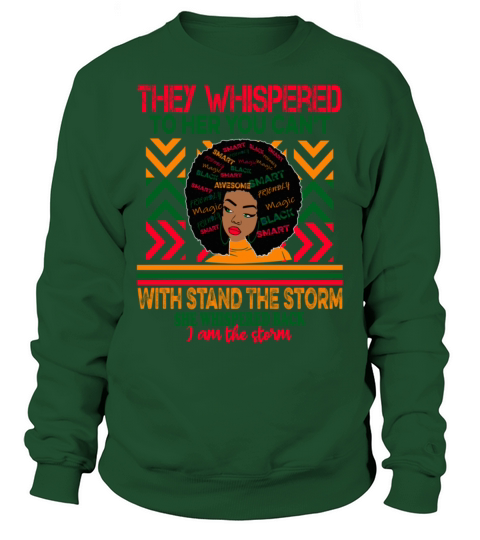 Afro Love Melanin African American Women Motivatio Sweatshirt Unisex