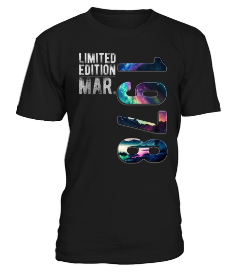 Limited Edition 1978 March Birthday Polar Lights T-Shirt Unisex