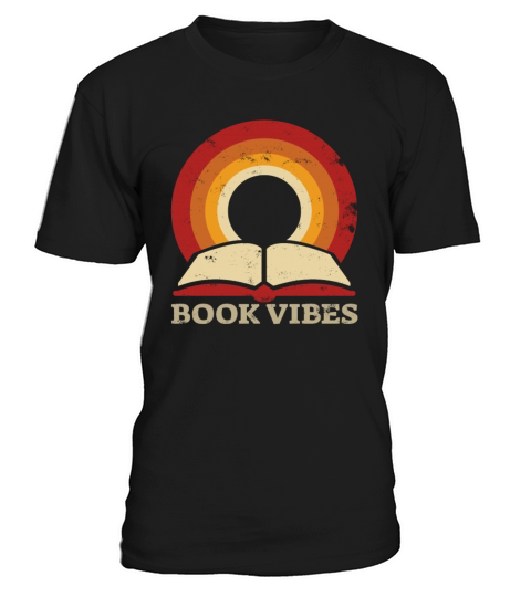 Vintage Book Vibe Book Lover Gift T-Shirt Unisex