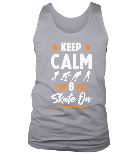 keep calm skate Tank Top Unisex