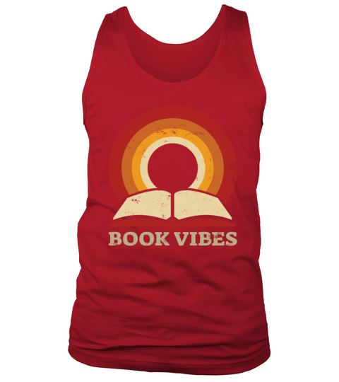Vintage Book Vibe Book Lover Gift Tank Top Unisex