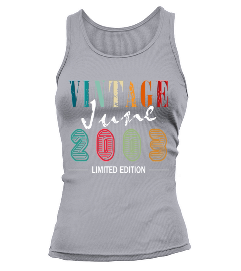 20th Birthday Vintage June 2003 Original 2003 Tank top Woman