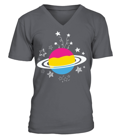 Transsexual Saturn Trans Pride Month V-Neck T-shirt