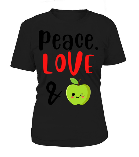 Peace Love and Apples Women's T-Shirt