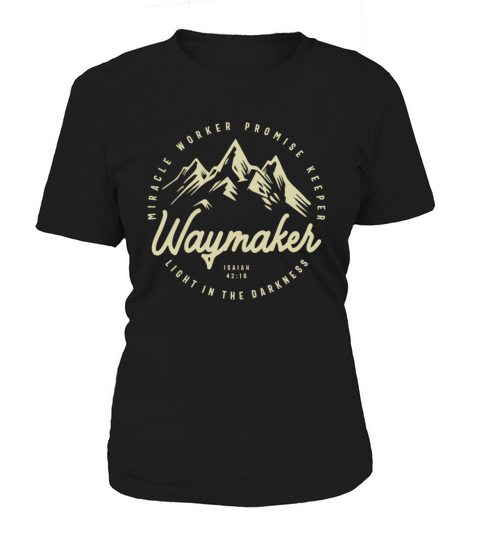 Waymaker Promise Keeper Miracle Worker Christian Women's T-Shirt