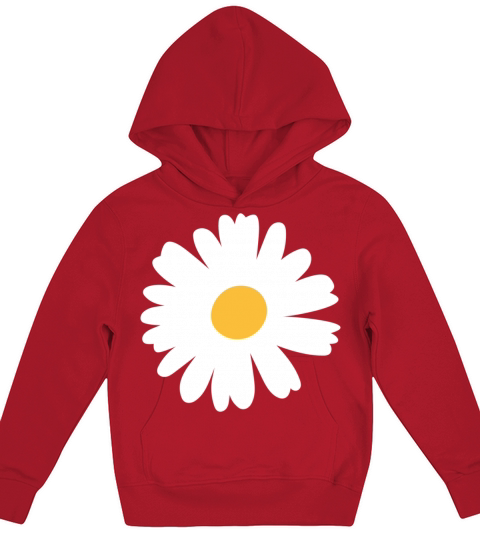 cute white and yellow classic daisy Kids Hoodie
