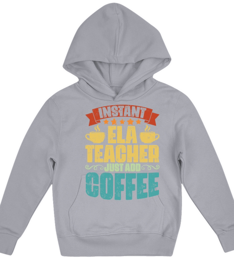 Vintage English Language Arts For ELA Teachers Kids Hoodie
