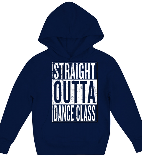 Vintage Straight Outta Dance Class Kids Hoodie